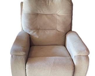 Microsuede recliner 