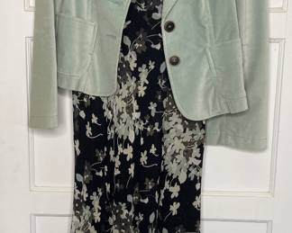 Banana Republic blazer & maxi dress