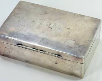 Cedar Lined English Silver Box
