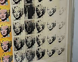 Andy Warhol 50 Faces of Marilyn Monroe Diptych Lithograph c1962