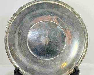 Large and Heavy Sterling Silver Plate