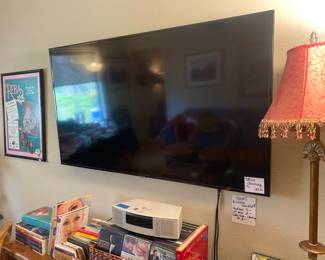 Large flat screen television 