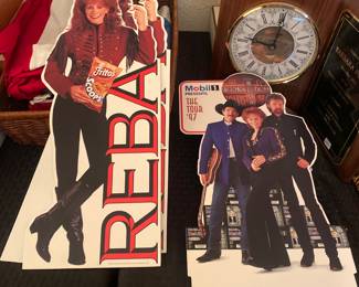 Reba McEntire Frito cardboard collectibles