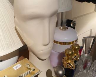 Collectible ikea head statue 
