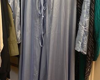 Vintage gown & robe 