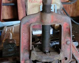 Pipe clamp and other workbench tools