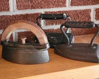 Antique sad irons