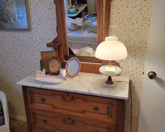 Marble top Eastlake dresser