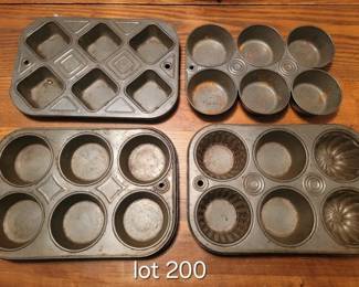 Vintage muffin pans