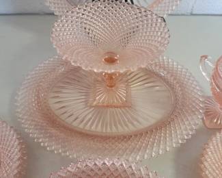 Miss America pink depression glass