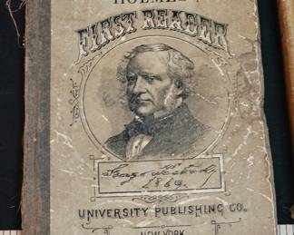 Antique US and Virginia history and school books
