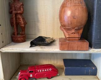 Carved wooden statues 