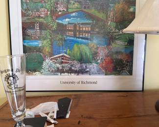 Signed University of Richmond print 
