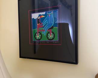 Feline art by Nancy Coffelt