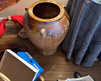 Large 19th century Terracotta Olive Jar 