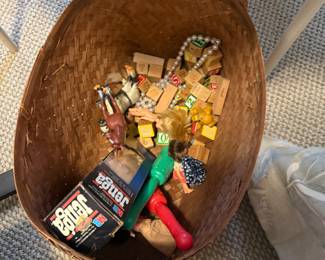 Jenga  game and blocks 