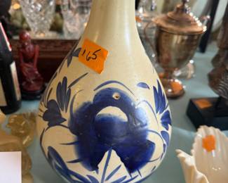 Japanese Tamba Tokuri Sake bottle .