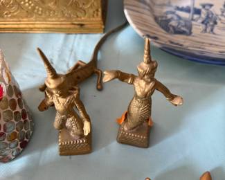 Asian Brass Temple dancers