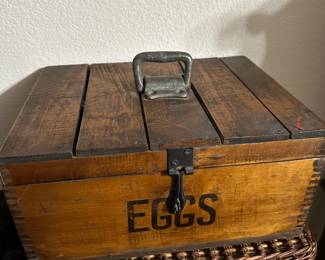 Antique Egg Carrier - Used to transport eggs from farm to store