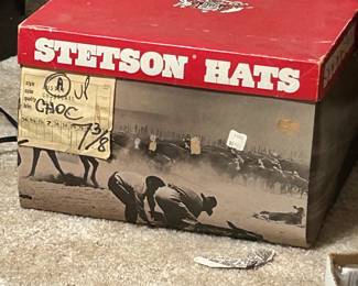 Lots of vintage Stetson and others Western Hats