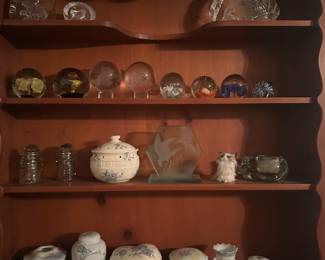 Lots of Vintage Paperweights