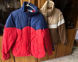 Vintage OP and 70's Puffer Jackets