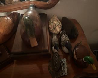 Vintage Carved Ducks