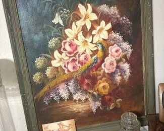 Vintage Still Life Oil Painting