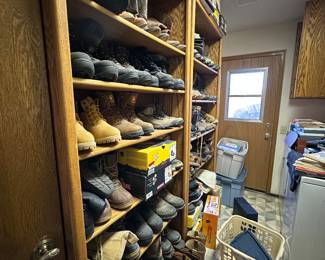 Tons of Work Boots!!!! Several new in the box