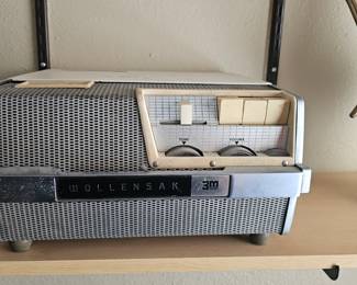 Vintage T-1515 reel-to-reel tape recorder produced around 1958. 