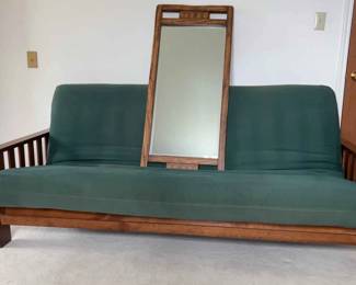 Futon Couch And Mirror