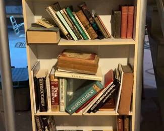Book Shelves And Books