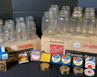 Mason Jars, Lids, Caps