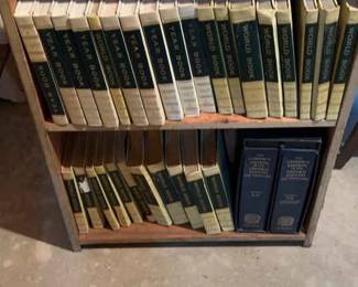 Encyclopedias And Book Shelves