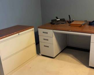 Steelcase Desk File Cabinet, Vintage Office Items
