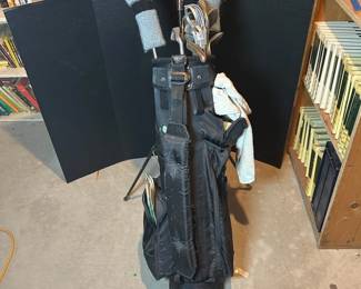 Golf Cubs And Bag