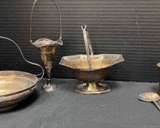 002 3 Sterling Silver Pieces 800 Silver Cup Utensils