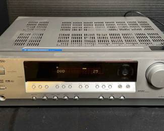 Onkyo Reciver Speakers Two Speaker Stands