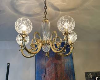 swag chandelier
