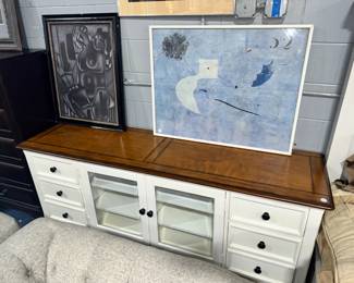 Console Table and Artwork Orlando Estate Auction
