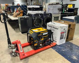 Pallet Jack, Generator, Toilets, Dishwasher, Washer & Dryers Orlando Estate Auction