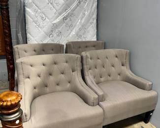 Tufted Back Chairs Orlando Estate Auction