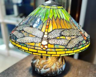 Tiffany Style Dragonfly Lamp Orlando Estate Auction