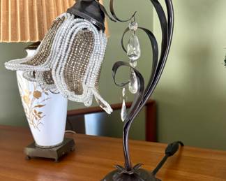 Beaded Tulip Lamp