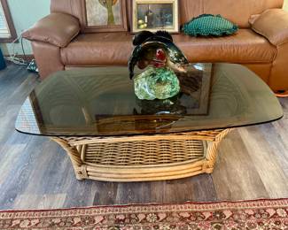 Lane Rattan Coffee Table