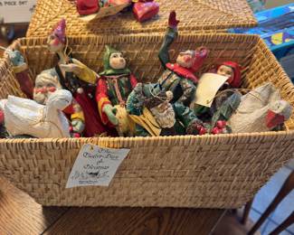 House of Hatten The 12 days of Christmas ornaments