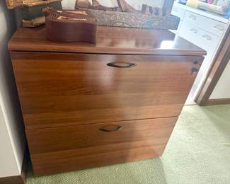 Wood Filing Cabinet With Lock