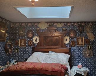 Beautiful highback antique bed nice antique pictures