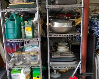 Lawn supplies and cooking and catering supplies