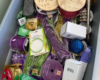 Mardi Gras and party ornaments